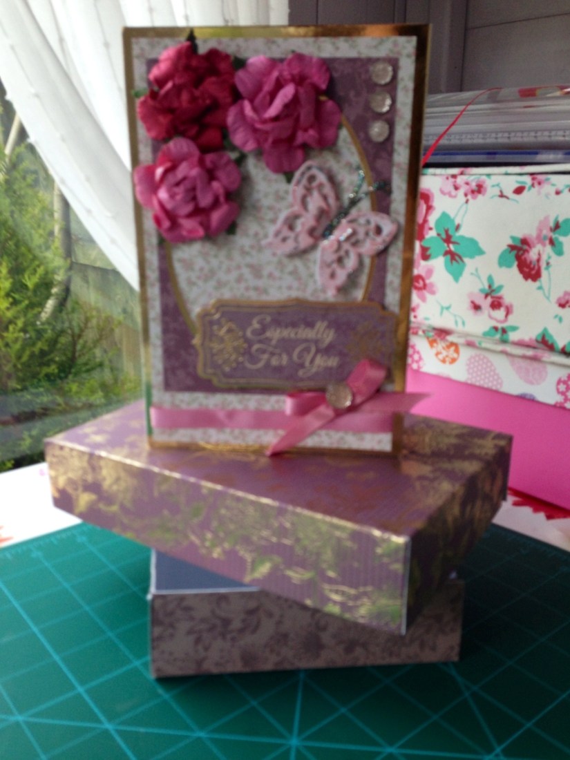 Card with it's own box